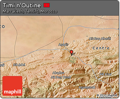 Satellite 3D Map of Timi N'Outine