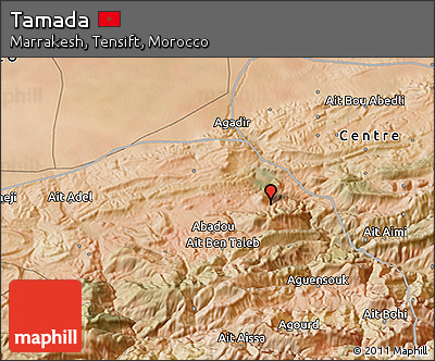 Satellite 3D Map of Tamada