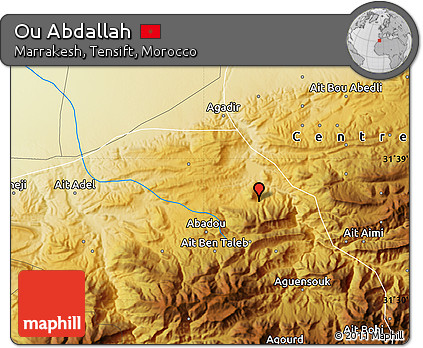 Physical Map of Ou Abdallah