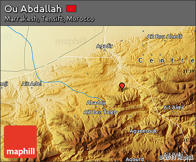 Physical Map of Ou Abdallah