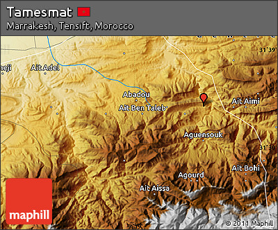 Physical Map of Tamesmat
