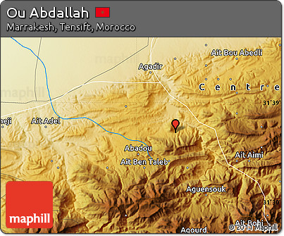 Physical Map of Ou Abdallah
