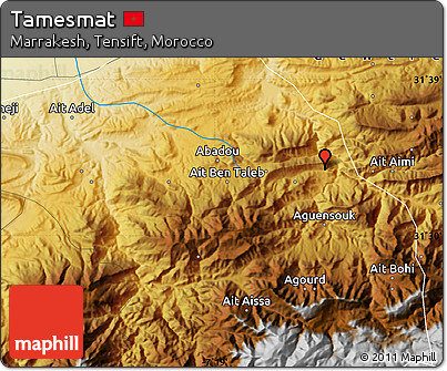 Physical Map of Tamesmat