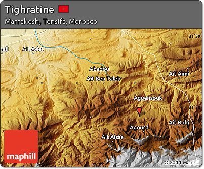 Physical Map of Tighratine
