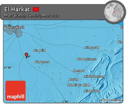 Political Map of El Harkat