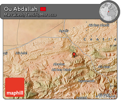 Satellite Map of Ou Abdallah