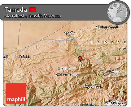Satellite Map of Tamada