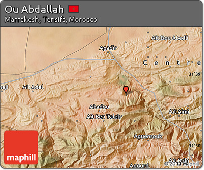 Satellite Map of Ou Abdallah