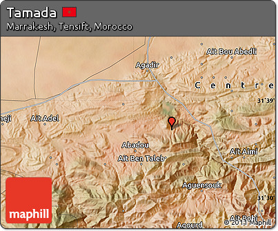 Satellite Map of Tamada