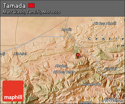 Satellite Map of Tamada