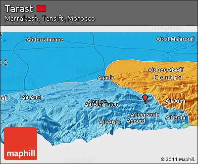 Political Panoramic Map of Tarast