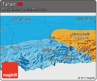 Political Panoramic Map of Tarast