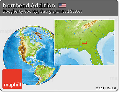 Physical Location Map of Northend Addition