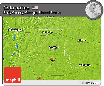 Physical 3D Map of Colomokee