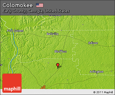 Physical 3D Map of Colomokee