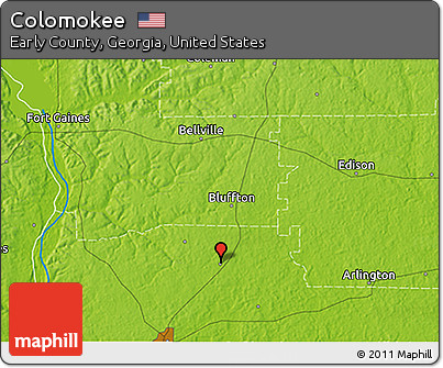 Physical 3D Map of Colomokee