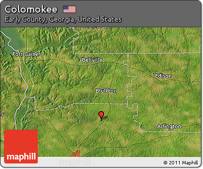 Satellite 3D Map of Colomokee