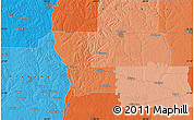 Political Map of the area around 31° 39' 38" N, 84° 55' 30" W