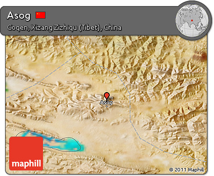 Satellite 3D Map of Asog