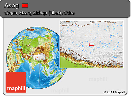 Physical Location Map of Asog