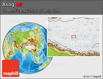 Physical Location Map of Asog