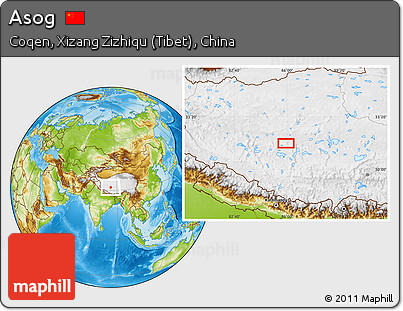 Physical Location Map of Asog