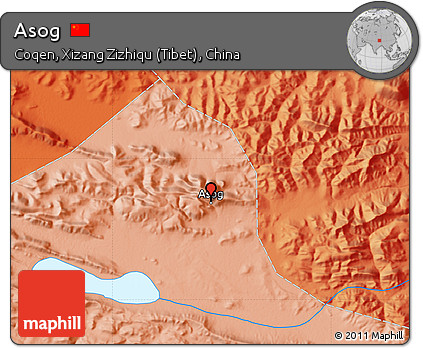 Political Map of Asog