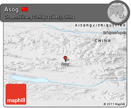 Physical Panoramic Map of Asog