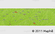 Physical Panoramic Map of Windmill Hills