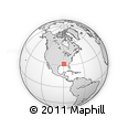 Outline Map of County Road 2311, rectangular outline