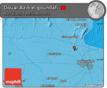 Political Map of Douar Azib El Goundafi