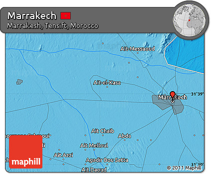 Political Map of Marrakech
