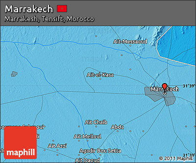 Political Map of Marrakech