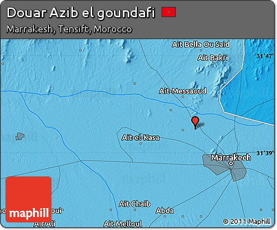 Political Map of Douar Azib El Goundafi