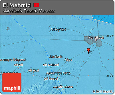Political Map of El Mahmid