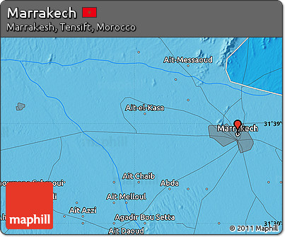 Political Map of Marrakech