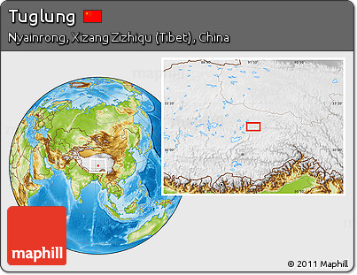 Physical Location Map of Tuglung