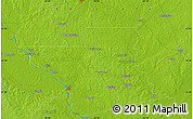 Physical Map of the area around 31° 39' 38" N, 92° 34' 29" W