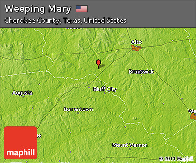 Physical 3D Map of Weeping Mary