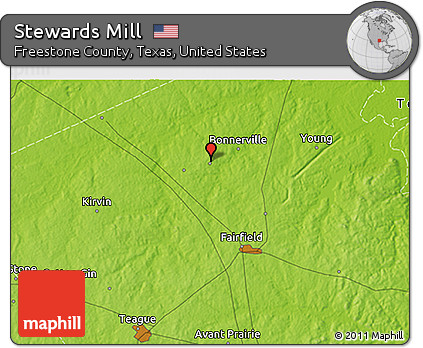 Physical 3D Map of Stewards Mill