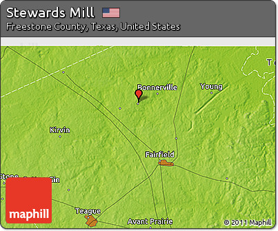 Physical 3D Map of Stewards Mill