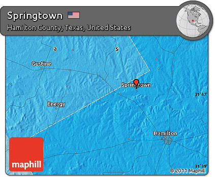 Political Map of Springtown