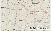Shaded Relief Map of Brownwood
