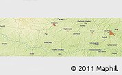 Physical Panoramic Map of Coleman