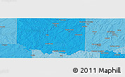 Political Panoramic Map of Santa Anna