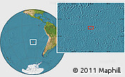 Satellite Location Map of the area around 31° 20' 36" S, 100° 13' 29" W