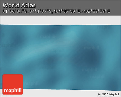 Satellite 3D Map of the Area around 31° 20' 36" S, 102° 4' 29" E