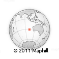 Outline Map of the Area around 31° 20' 36" S, 102° 55' 30" E, rectangular outline