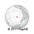 Outline Map of the Area around 31° 20' 36" S, 105° 19' 29" W, rectangular outline