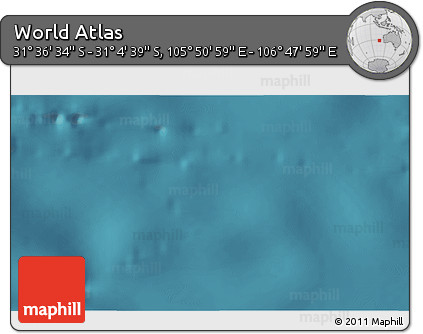Satellite 3D Map of the Area around 31° 20' 36" S, 106° 19' 29" E